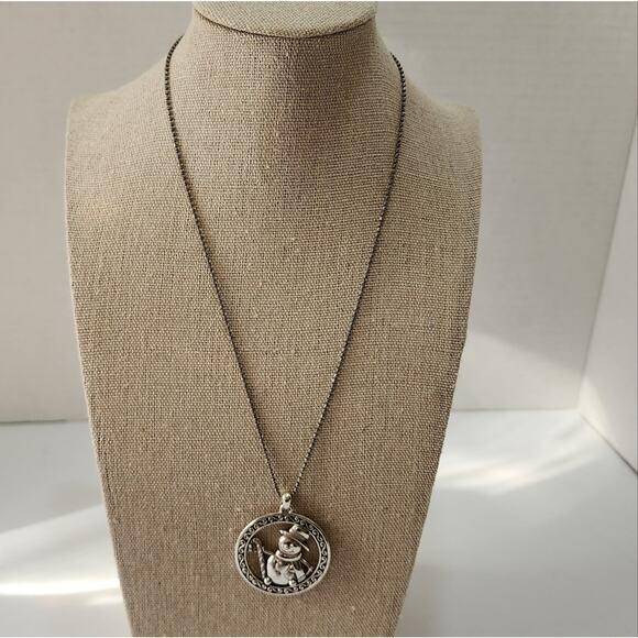 Brighton Snowman Pendant Necklace - Picture 3 of 5